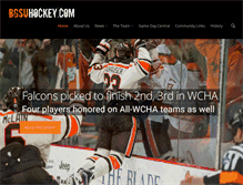 Tablet Screenshot of bgsuhockey.com